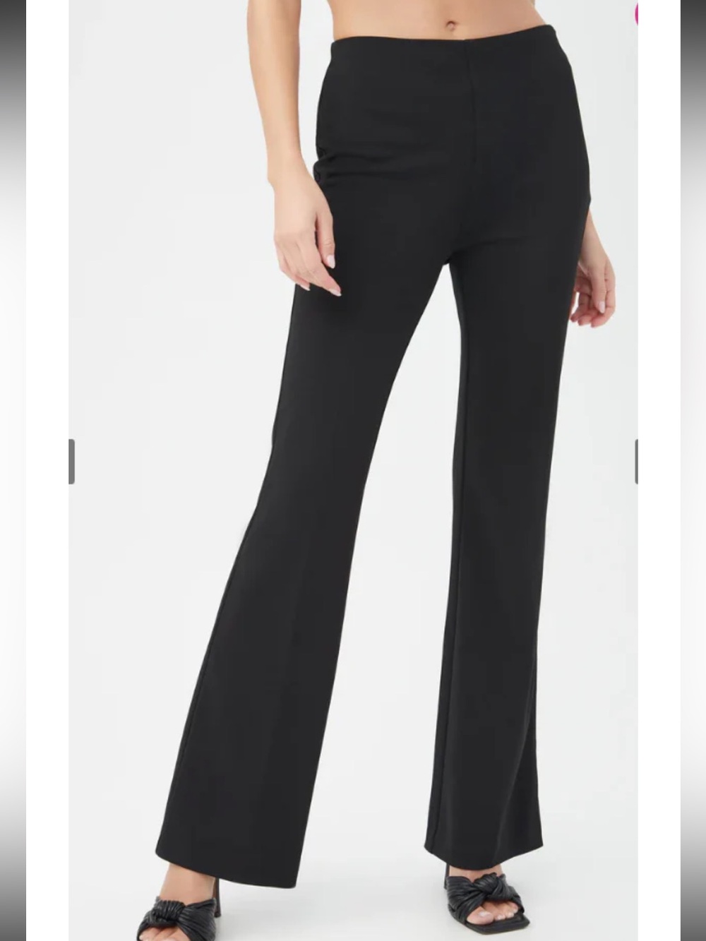 Trina Turk Jacoba Black Boot-Cut Flare Pants